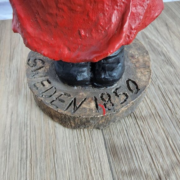 Wood World 1989 VTG 8" Santa Sweden 1850 Christmas Rustic Folk Art Hand Painted - Picture 8 of 10